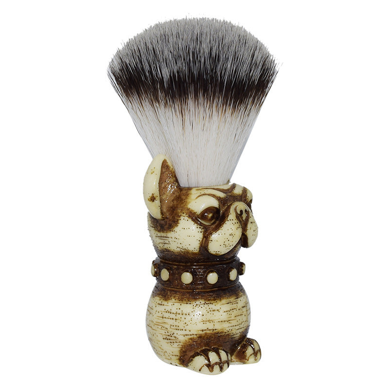 JMT-486282 Soft Hair Beard Cleansing Brush with Nylon Bristles and Wooden Handle - Comfort Home Care for Men