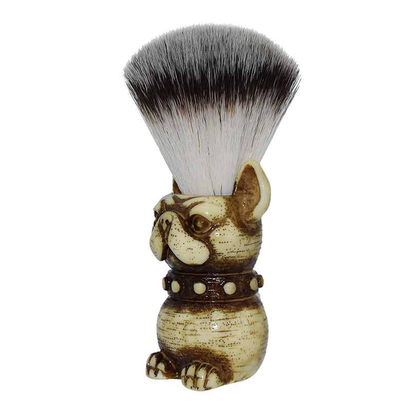 JMT-486282 Soft Hair Beard Cleansing Brush with Nylon Bristles and Wooden Handle - Comfort Home Care for Men