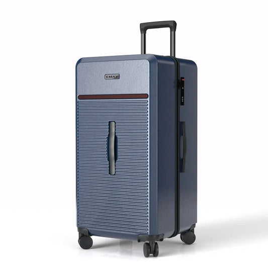JMT-486730 Large Capacity Trolley Travel Luggage with Silent Wheels in Durable ABS and PC Construction