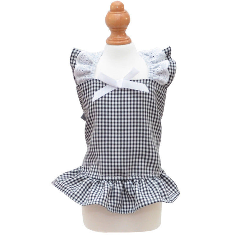 JMT-486794 Cute Dog Skirt Sunscreen Vest in Various Colors for Little Princesses