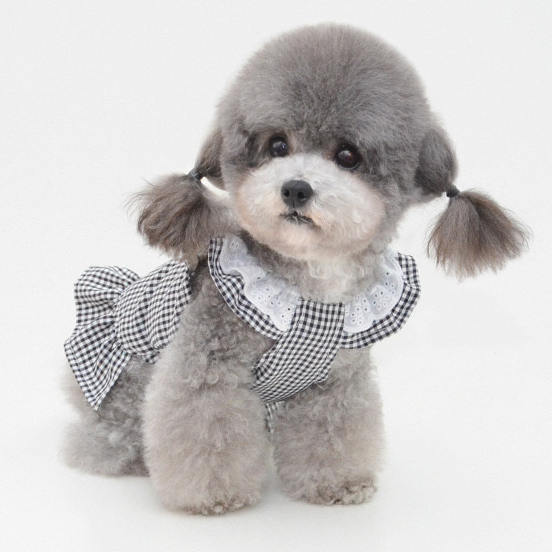 JMT-486794 Cute Dog Skirt Sunscreen Vest in Various Colors for Little Princesses