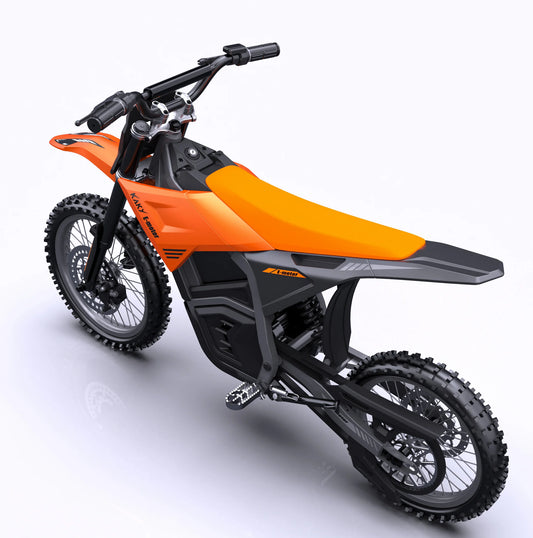 JMT-486922 Electric Motorbike for Teenagers - 3500W Middrive Motor, 60V, 27Ah, 14-Inch Off-Road Fat Tire Dirt Bike , Top Speed 27.9 mph
