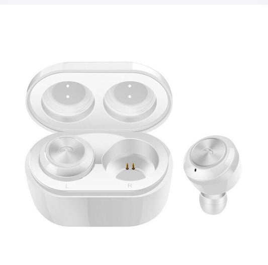 JMT-486986 Wireless Mini Earphones with Charging Case - Bluetooth V5.0, 120 Hours Standby, 4 Hours Talk Time, Available in White, Black, Red