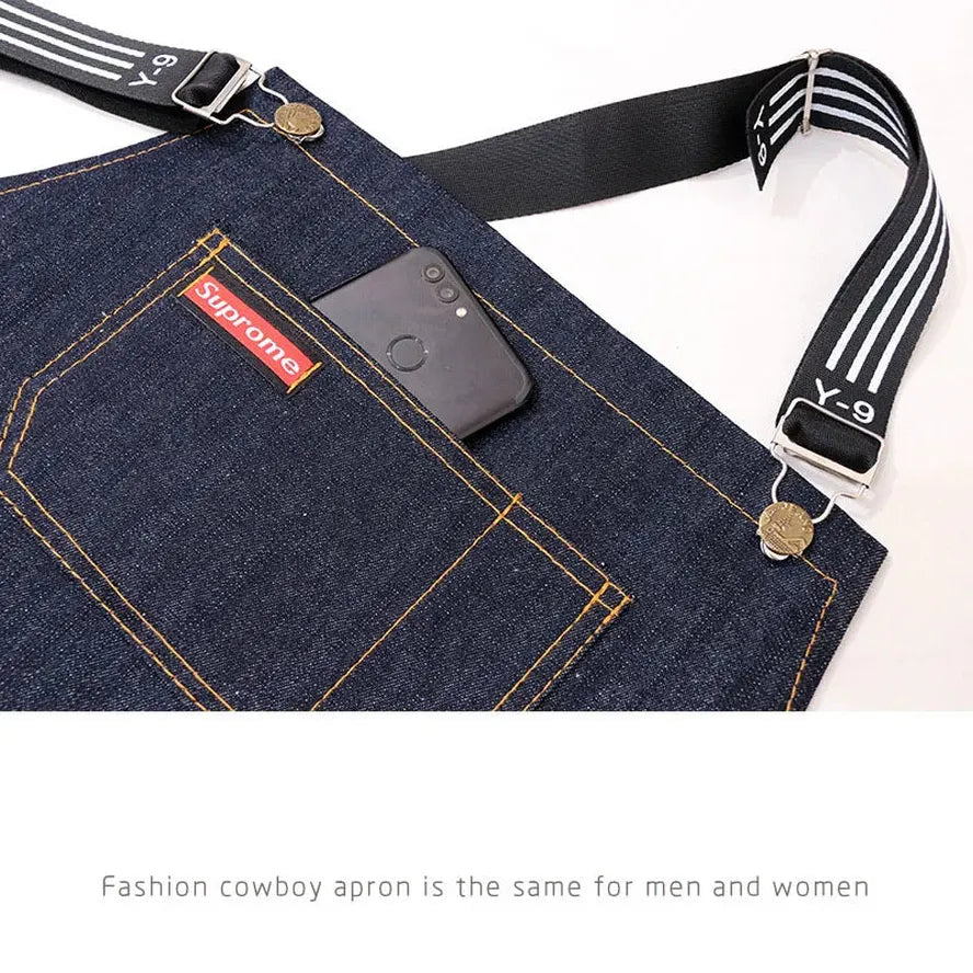 JMT-487050 Eco-Friendly Cowboy Apron for Men and Women - Versatile Work and Art Use