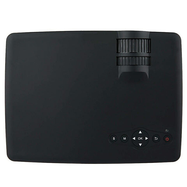 JMT-487178 Compact Front Projection Home Projector with 1000 Lumens Brightness and 30-100 Inch Projection Size