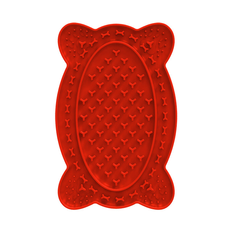 JMT-487178 Silicone Dog Licking Pad for Slow Feeding and Stress Relief - BPA-Free Pet Placemat 196*127*13mm