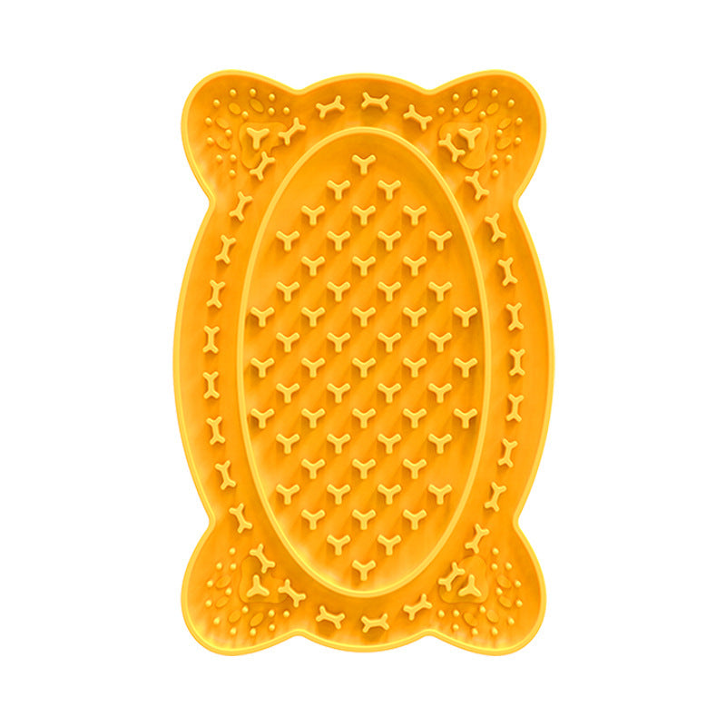 JMT-487178 Silicone Dog Licking Pad for Slow Feeding and Stress Relief - BPA-Free Pet Placemat 196*127*13mm