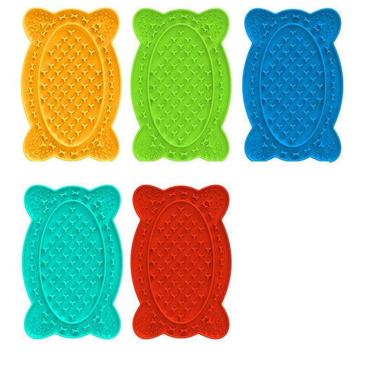 JMT-487178 Silicone Dog Licking Pad for Slow Feeding and Stress Relief - BPA-Free Pet Placemat 196*127*13mm