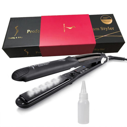 JMT-487306 16-20mm Tourmaline Ceramic Hair Straightener for Dry Hair with Adjustable Temperature Control