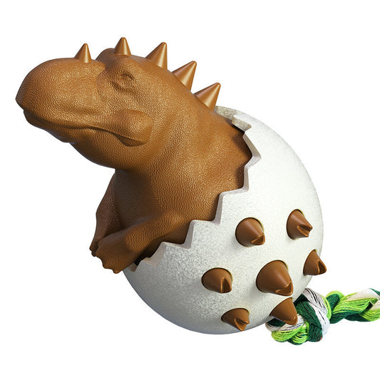 JMT-487306 Wild Boar Egg Dog Chew Toy for Dental Care, TPR & Nylon, Molar Stick for Teeth Cleaning