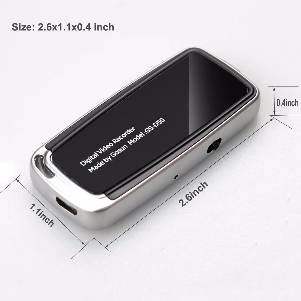 JMT-487498 Compact Mini Camcorder with Keychain Design, Voice Recording & 480P/720P Video Quality