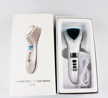 JMT-487562 Dual-Mode Ultrasonic Facial Vibration Tool with Color Light Therapy