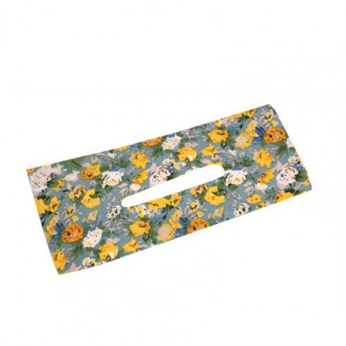 JMT-487690 Lightweight Retro Floral Print Headband for Comfortable Hair Management