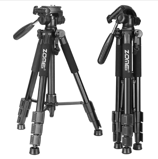 JMT-488074 Zomei Z666 Portable Aluminum Camera Tripod with Pan Head for Digital SLR Cameras
