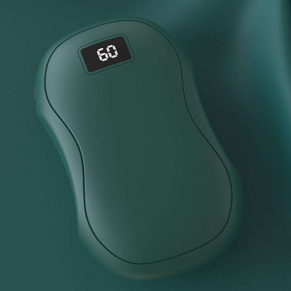 JMT-488330 USB Rechargeable Electric Hand Warmer Power Bank with Digital Display for Outdoor Use
