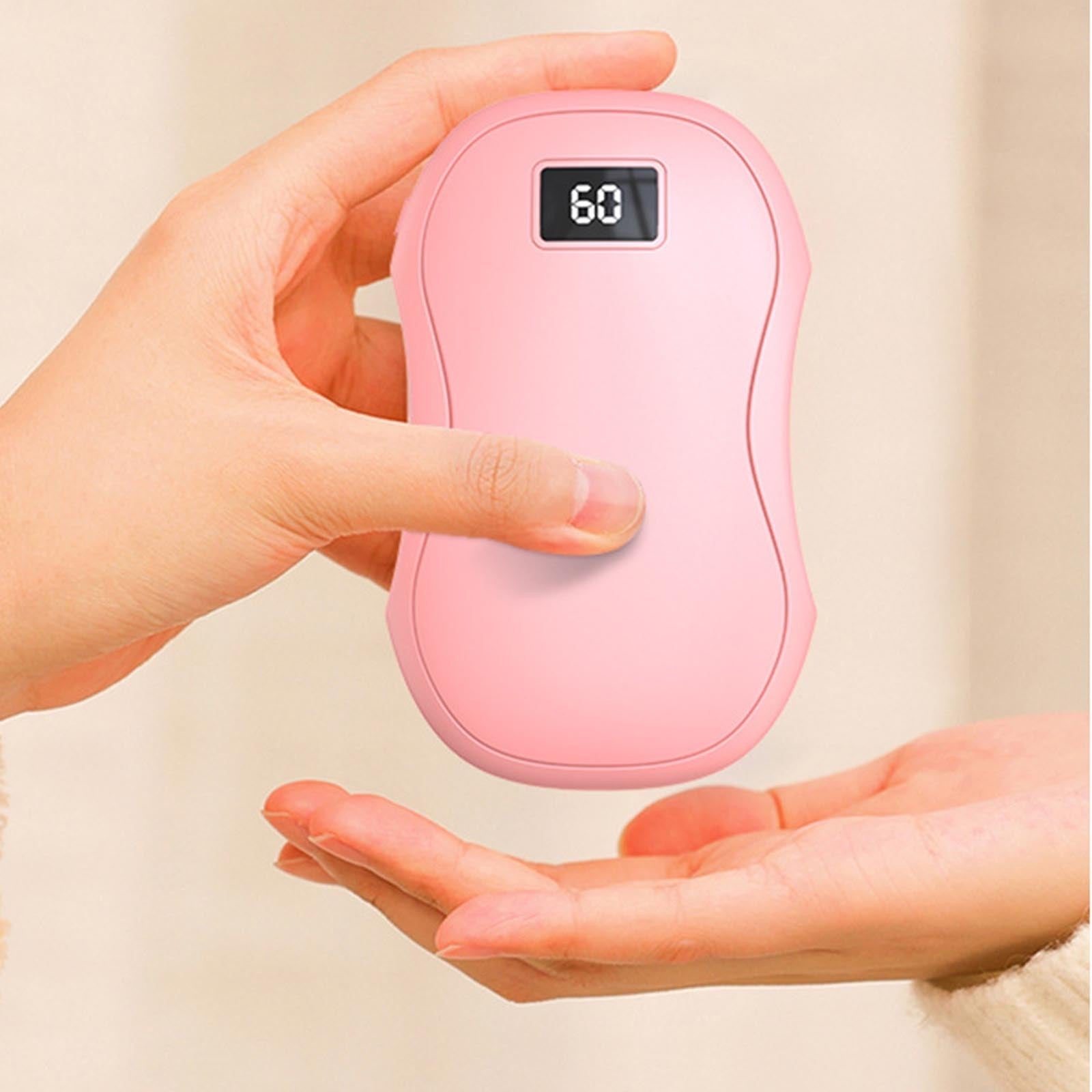 JMT-488330 USB Rechargeable Electric Hand Warmer Power Bank with Digital Display for Outdoor Use