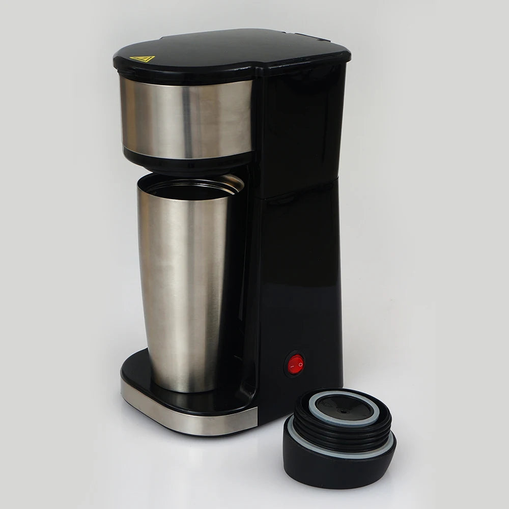 JMT-488586 Portable Coffee Maker with Auto Shut-off Feature for Reusable Travel Mugs