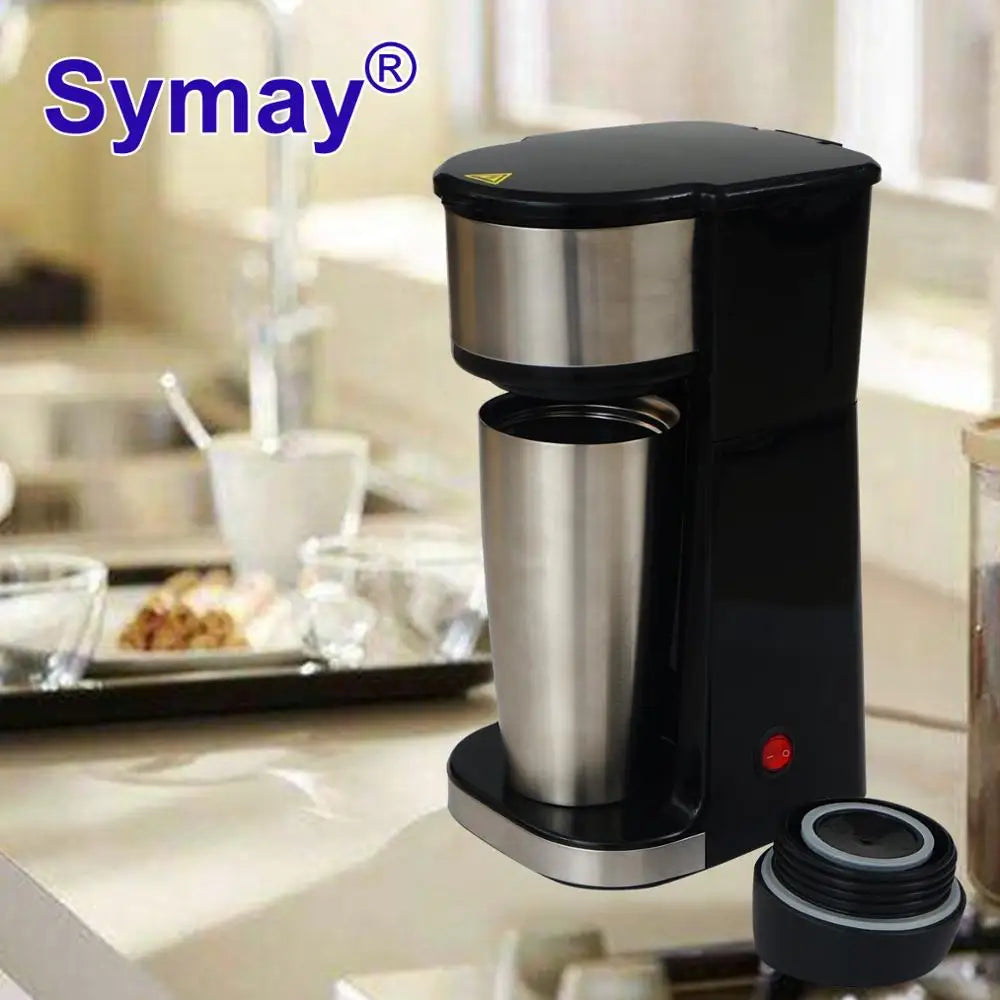JMT-488586 Portable Coffee Maker with Auto Shut-off Feature for Reusable Travel Mugs