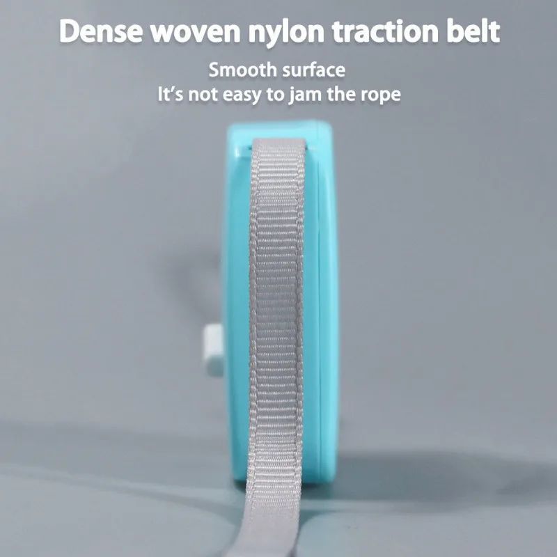 JMT-488650 Compact Automatic Retractable Mini Dog Leash - Nylon, 2m Length for Small & Medium Pets