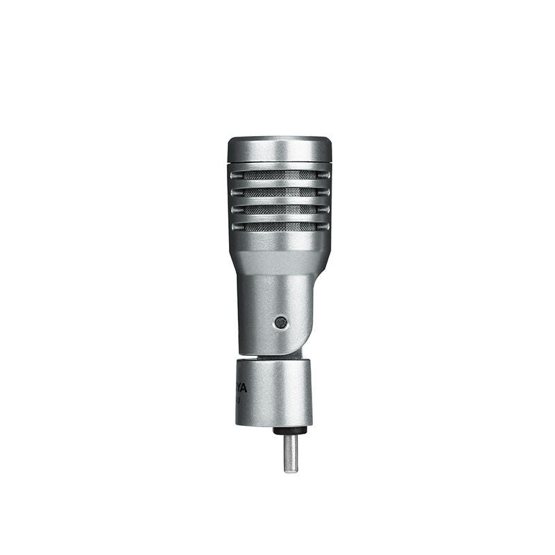JMT-489162 Omnidirectional Handheld Microphone with Type-C, 3.5mm TRRS, and Apple Lightning Compatibility