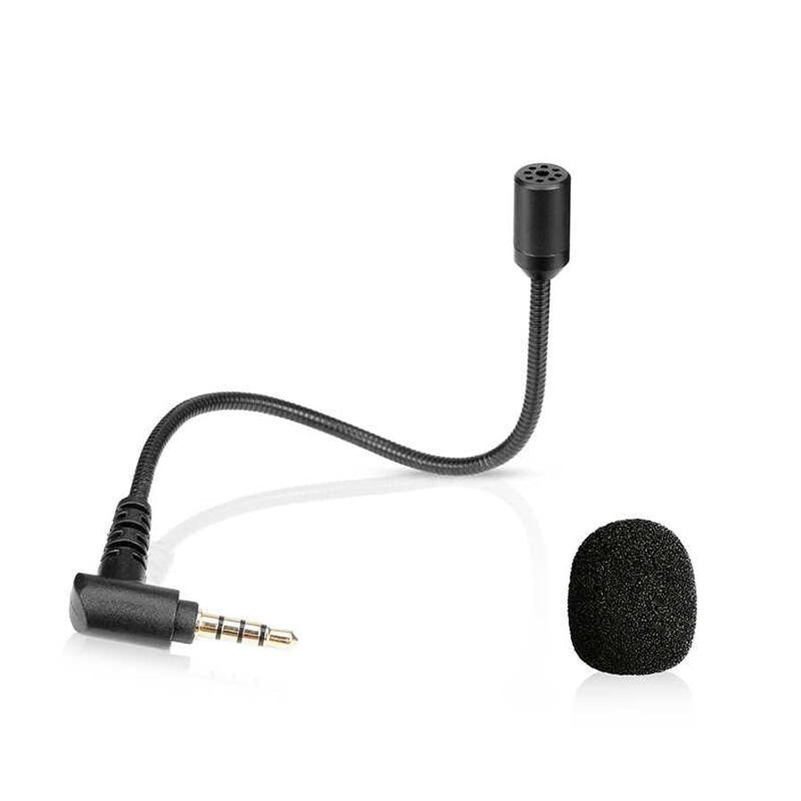 JMT-489162 Omnidirectional Handheld Microphone with Type-C, 3.5mm TRRS, and Apple Lightning Compatibility