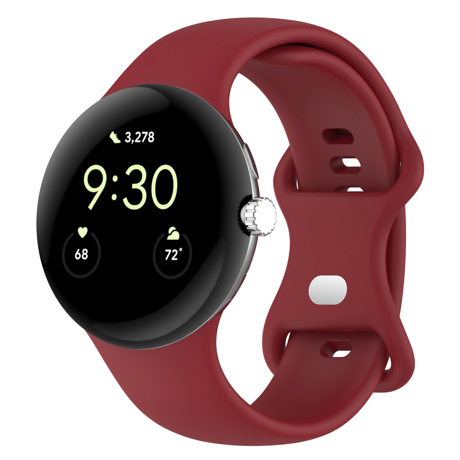 JMT-489418 Google Pixel Watch 1 & 2 Compatible Edible Silicon Watch Bands in Multiple Colors