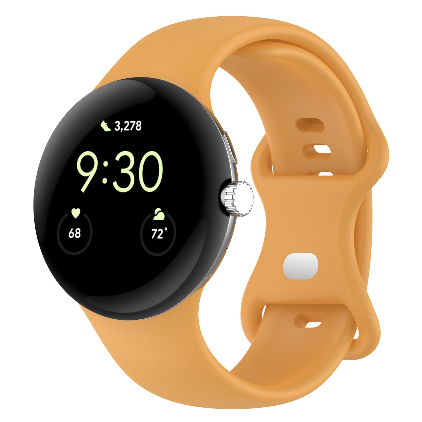 JMT-489418 Google Pixel Watch 1 & 2 Compatible Edible Silicon Watch Bands in Multiple Colors