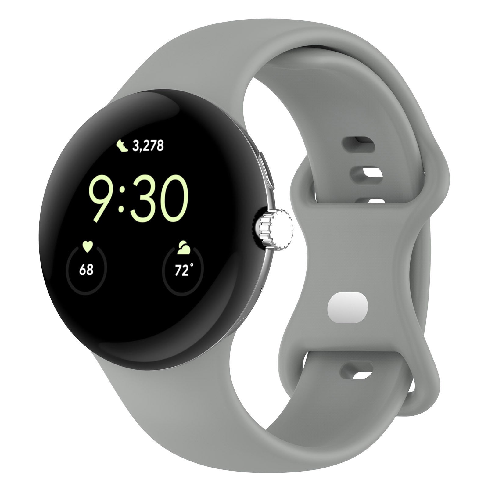 JMT-489418 Google Pixel Watch 1 & 2 Compatible Edible Silicon Watch Bands in Multiple Colors