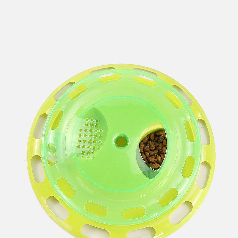 JMT-489610 Interactive Cat Toy with Bell Ball – Multifunctional Cat Turntable Puzzle for Playtime Fun