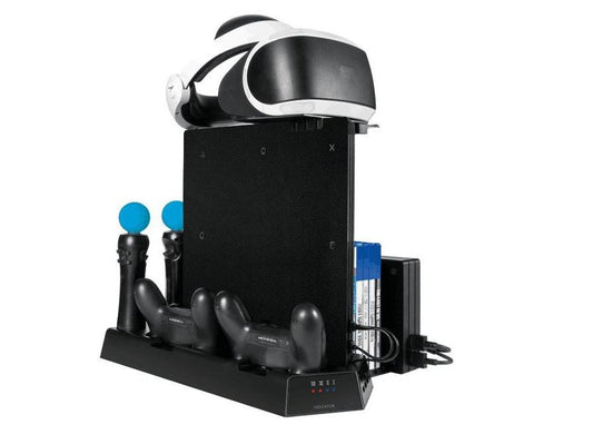 JMT-489802 PS4 Multi-Function Cooling Stand with Disc Holder for Slim and Pro Models