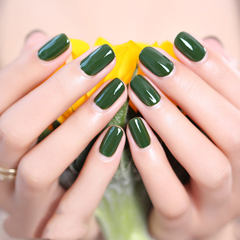 JMT-490762 Frosted Sealing Layer Color Nail Polish Glue - 15ML Small Bottles in Various Shades