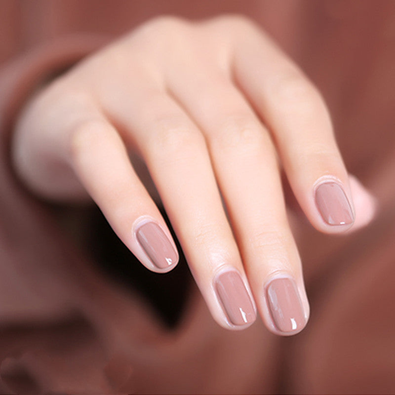 JMT-490762 Frosted Sealing Layer Color Nail Polish Glue - 15ML Small Bottles in Various Shades