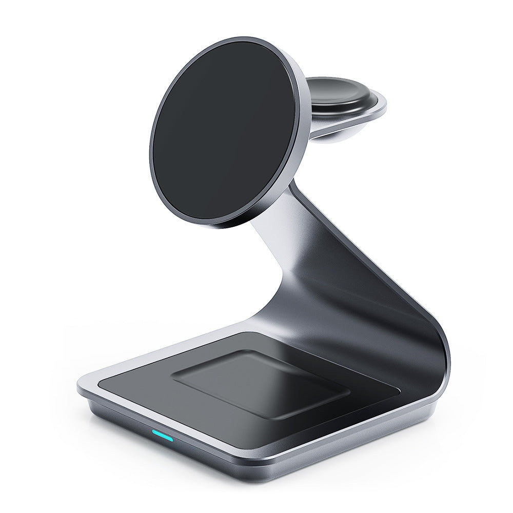 JMT-491146 Three-in-One Wireless Charger for Fast Charging in Car with Soft Light Function