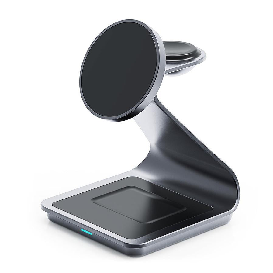 JMT-491146 Three-in-One Wireless Charger for Fast Charging in Car with Soft Light Function