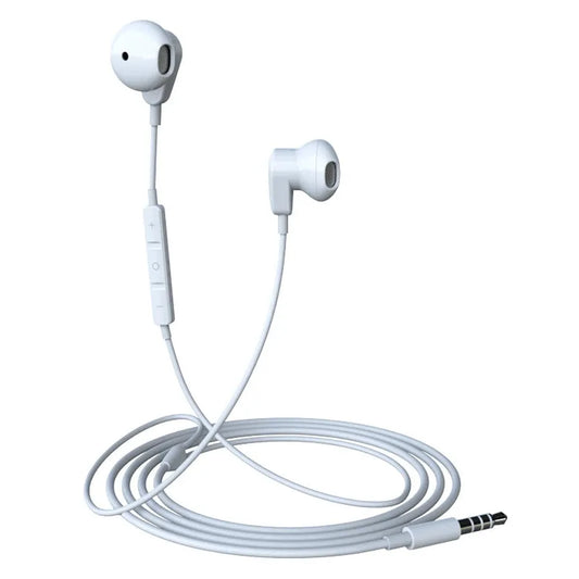 JMT-491274 3.5mm Wired HiFi Earphones with Microphone for iPhone and Samsung Devices