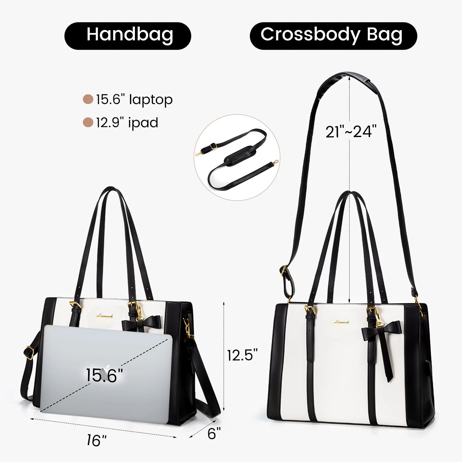 JMT-491338 Stylish 2-Piece PU Leather Handbag and Clutch Set for Women - Perfect for Office and Everyday Use