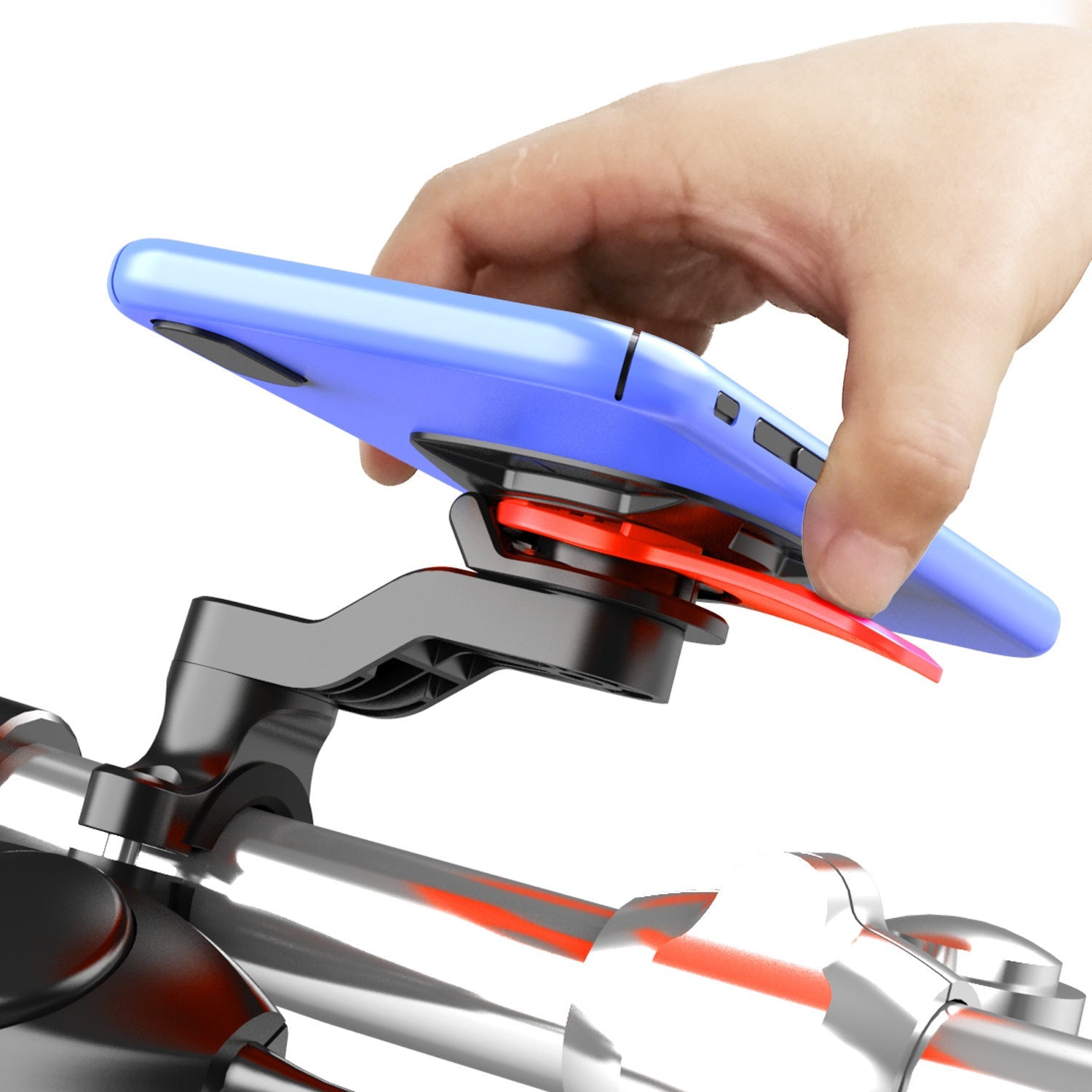 JMT-491466 Mobile Phone Holder for Bicycle - Shockproof, Rotating Design, Suitable for Navigation