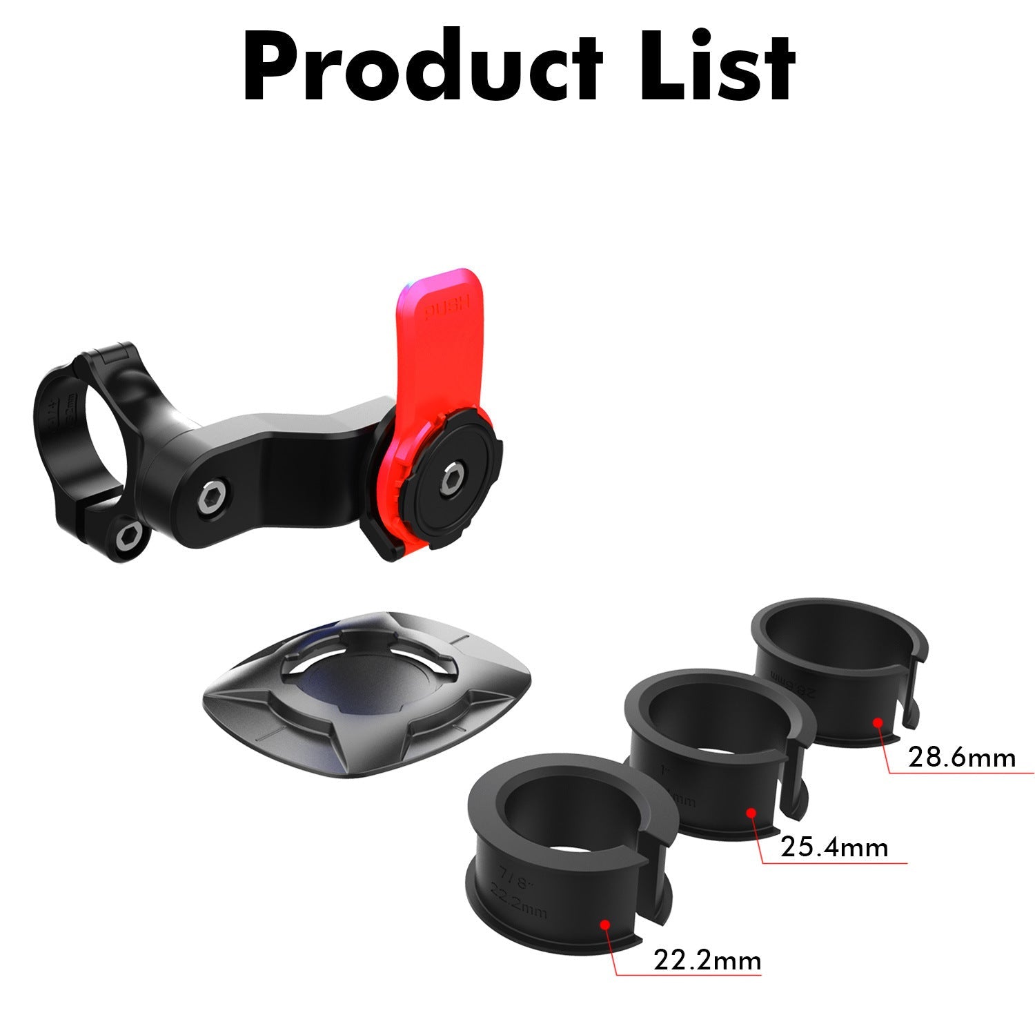 JMT-491466 Mobile Phone Holder for Bicycle - Shockproof, Rotating Design, Suitable for Navigation