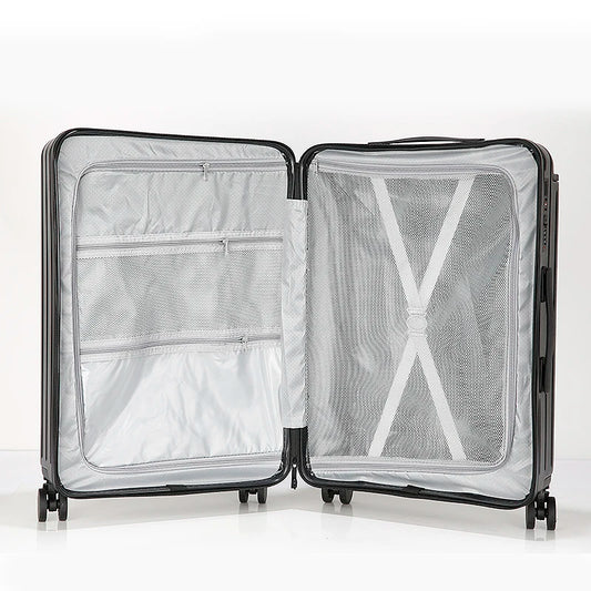 JMT-491658 Lightweight Cabin Size Travel Trolley Suitcase with Spinner Wheels and USB Port
