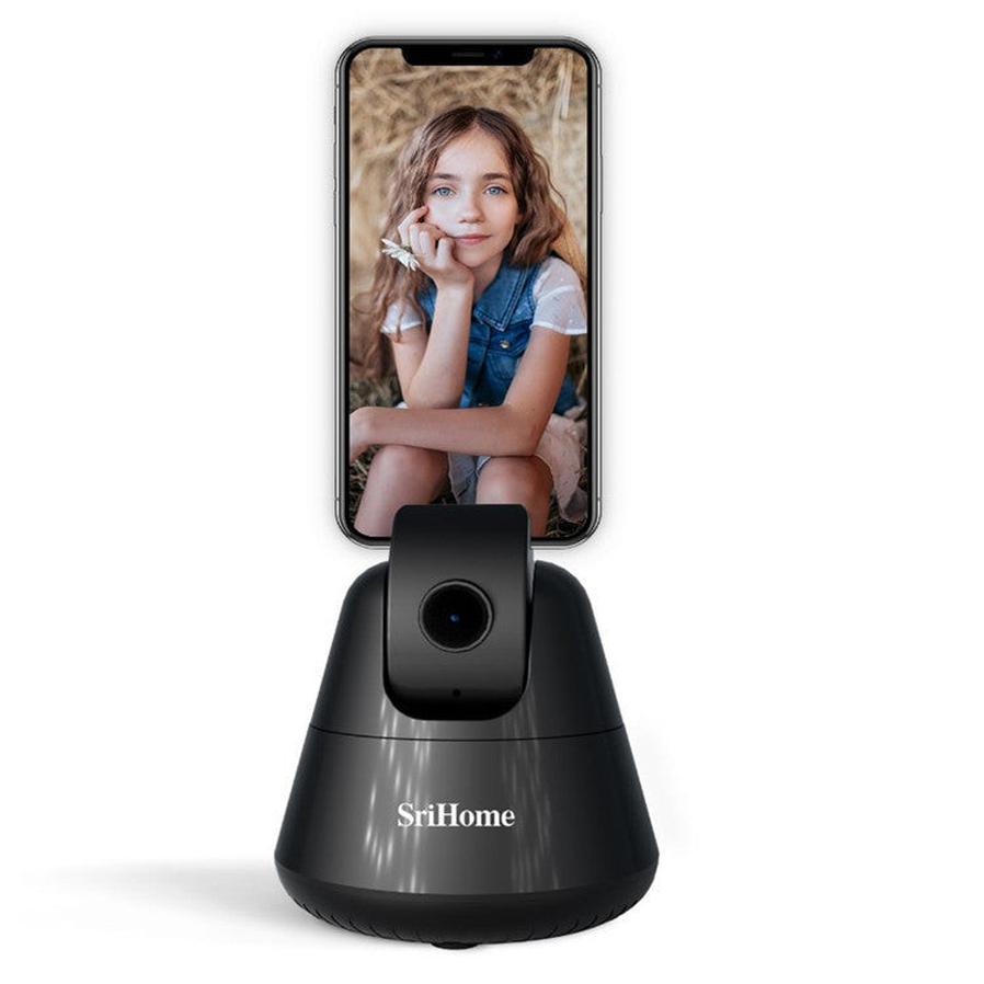 JMT-491786 AI-Powered Smart Follow Camera with 355-Degree Rotation and Battery Support