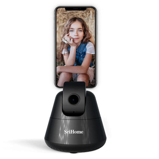 JMT-491786 AI-Powered Smart Follow Camera with 355-Degree Rotation and Battery Support