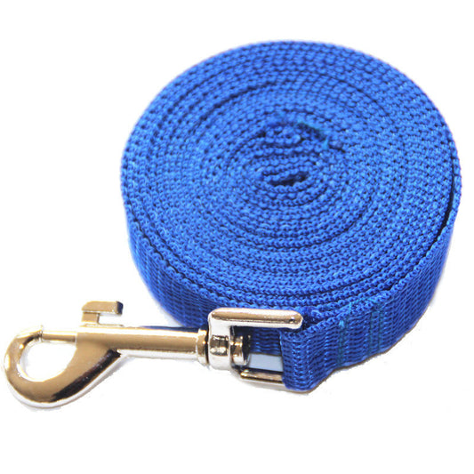 JMT-492106 Durable Solid Color Dog Leash - Long-Distance Control with Zinc Alloy Hook