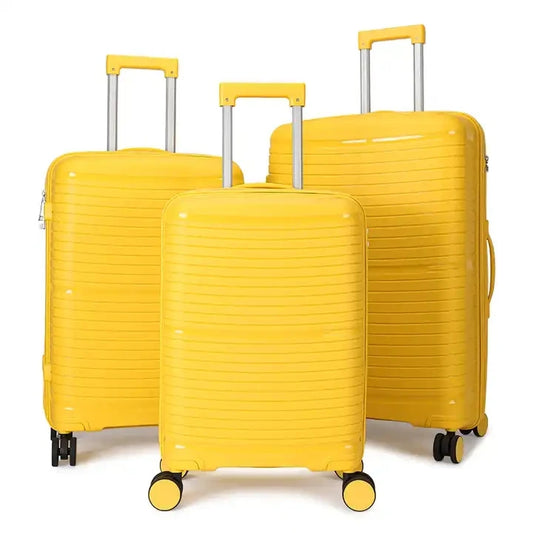 JMT-492490 3-Piece Lightweight Travel Luggage Set with 20'', 24'', and 28'' Suitcases for Adults