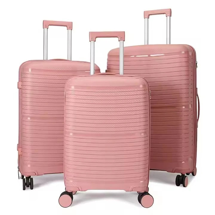 JMT-492490 3-Piece Lightweight Travel Luggage Set with 20'', 24'', and 28'' Suitcases for Adults