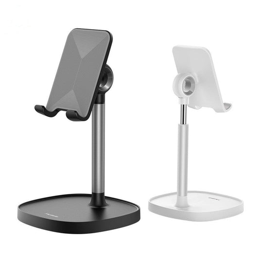 JMT-492618 Adjustable Rotating Desktop Support for Phones and Tablets - White and Black Options