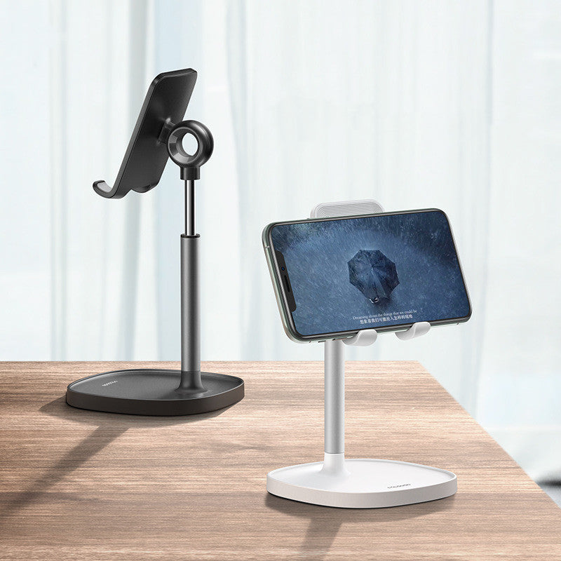 JMT-492618 Adjustable Rotating Desktop Support for Phones and Tablets - White and Black Options