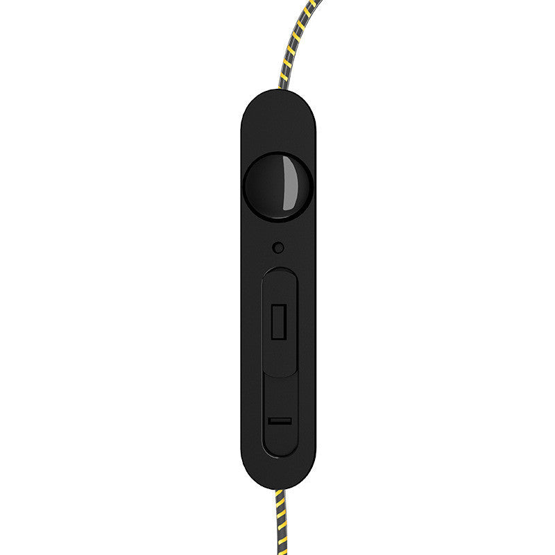 JMT-492746 In-Ear Wired Headphones with 3.5mm Straight Plug, Available in Black Gold and Black Red