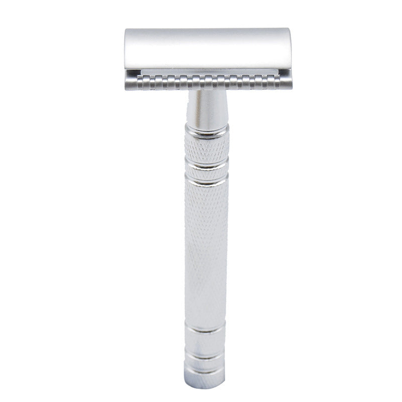 JMT-492746 Metal Base Double-Sided Manual Razor for Men - U-437 Model