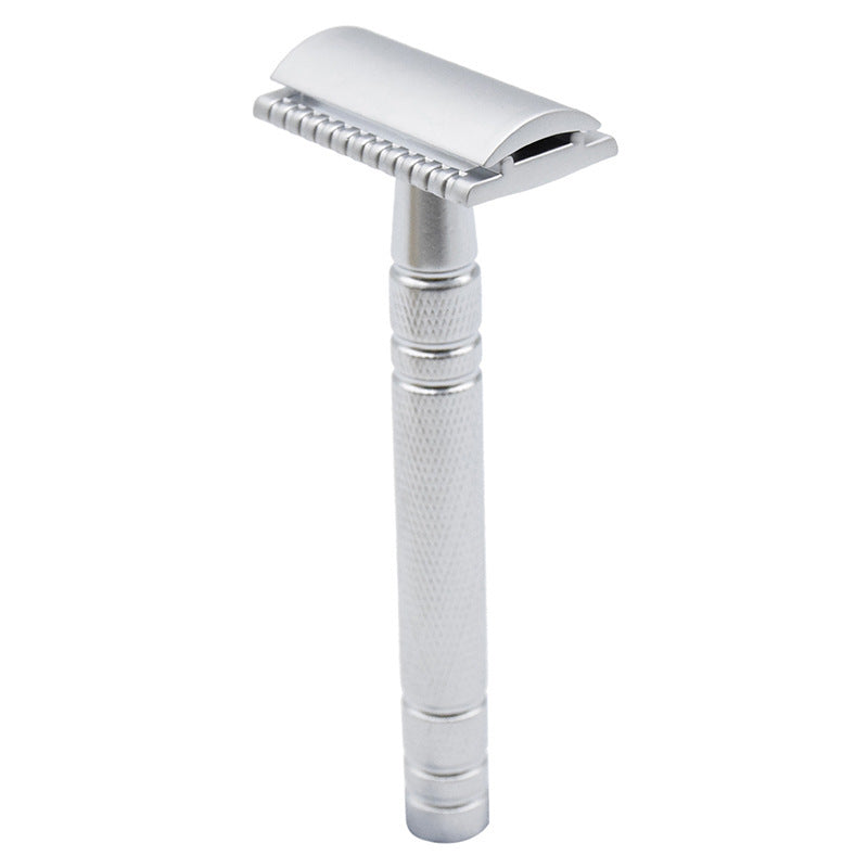 JMT-492746 Metal Base Double-Sided Manual Razor for Men - U-437 Model