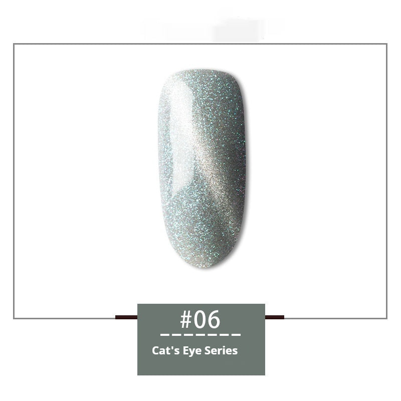 JMT-493066 Rainbow Cat Eye Nail Polish Gel - 30 Vibrant Colors, 12ml, Smudge Resistant